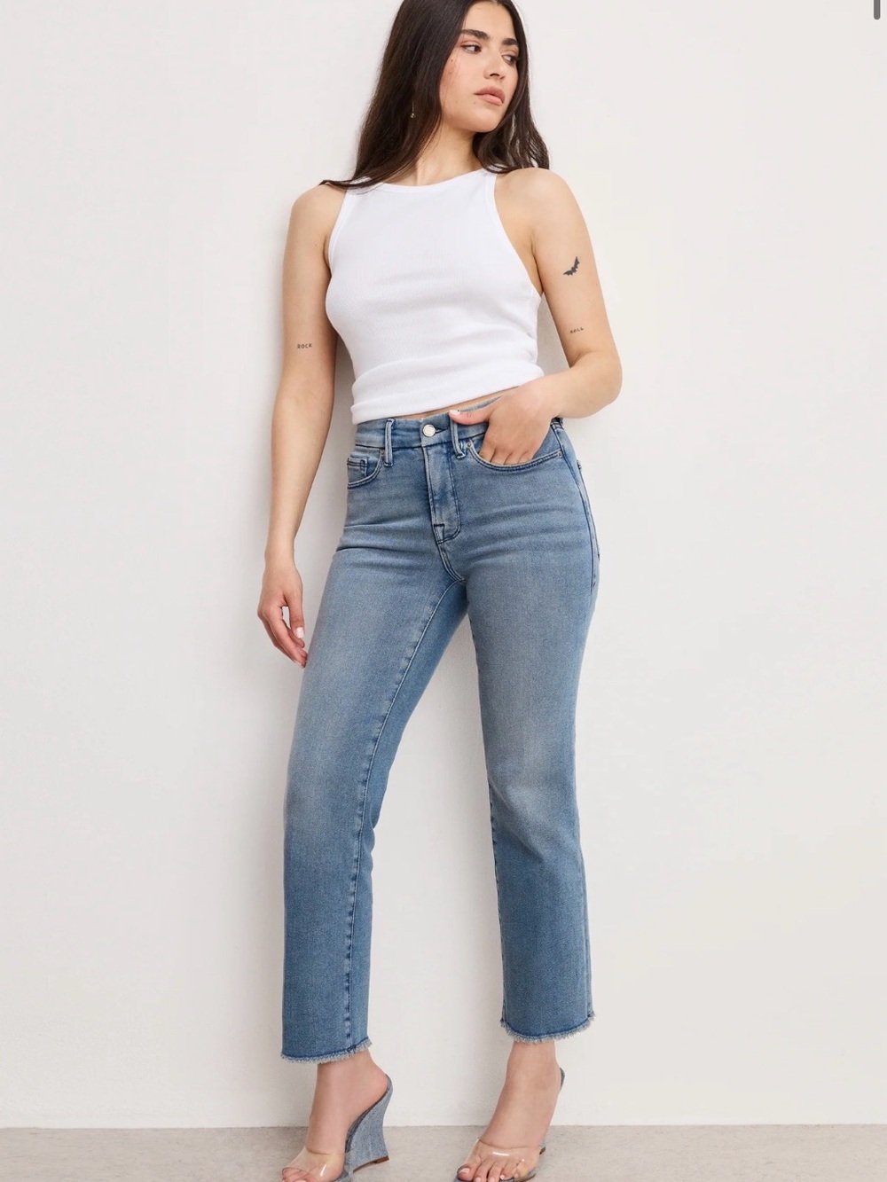 Good Petite Straight Jeans 10